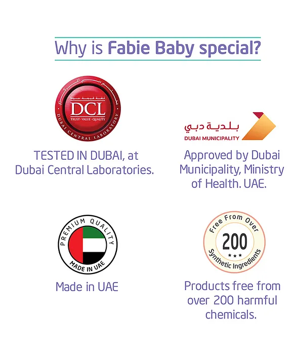 Fabie Baby Head To Toe Wash (200ml)