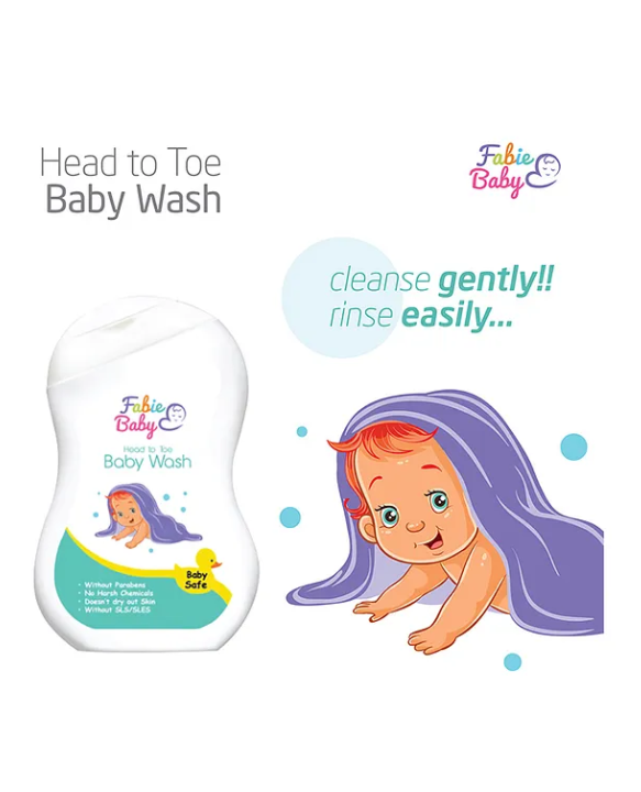 Fabie Baby Head To Toe Wash (200ml)