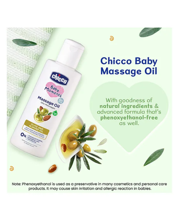 Chicco Baby Moments Massage Oil - 300 ml
