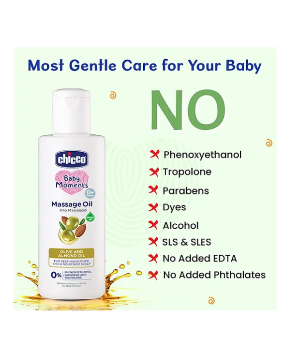 Chicco Baby Moments Massage Oil - 300 ml