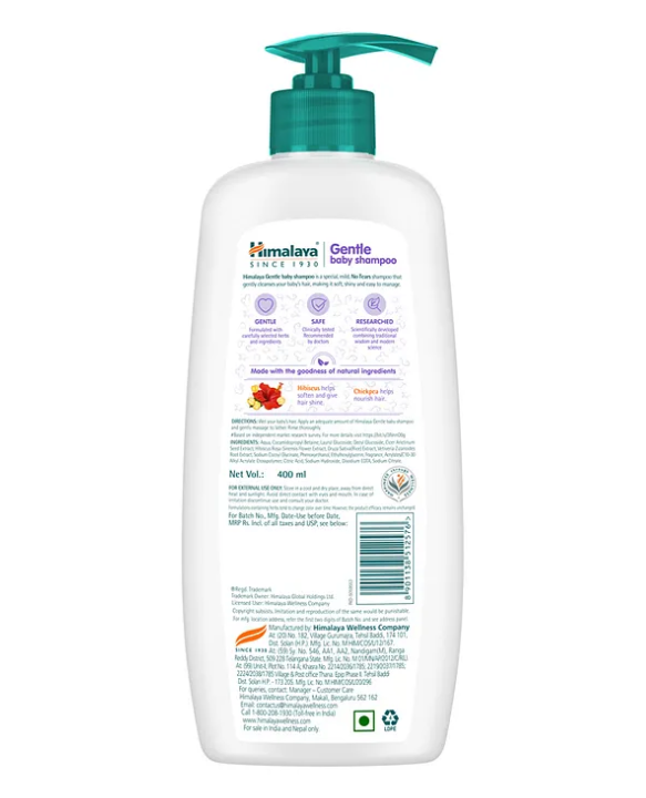 Himalaya Baby care Himalaya Herbal Gentle baby shampoo  - 400 ml