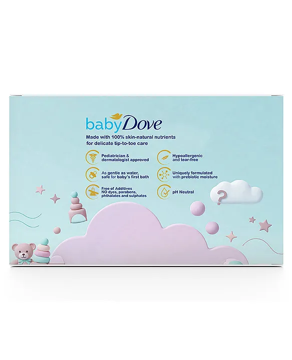 Baby Dove Baby Rich Moisture Combo Kit Pack of 4 - White