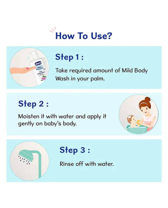 Chicco Baby Mild Body Wash Relax - 500 ml