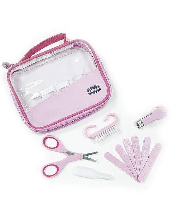 Chicco Happy Hands My First Nail Care Set Pink - 9 Pieces