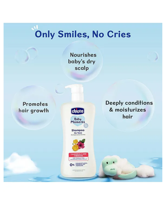 Chicco Baby Moments No Tears Shampoo - 500 ml