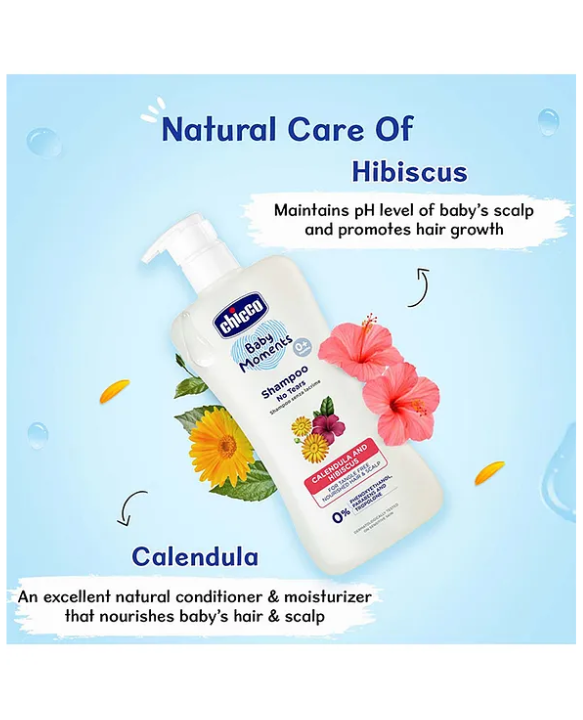 Chicco Baby Moments No Tears Shampoo - 500 ml
