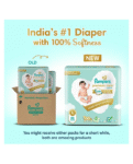 Pampers Premium Care Pants, Large size baby diapers (L), 88 Count, Softest ever pants