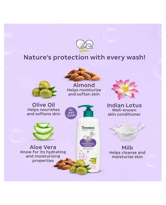 Himalaya Babycare Himalaya Extra Moisturizing Baby Wash - 400 ml