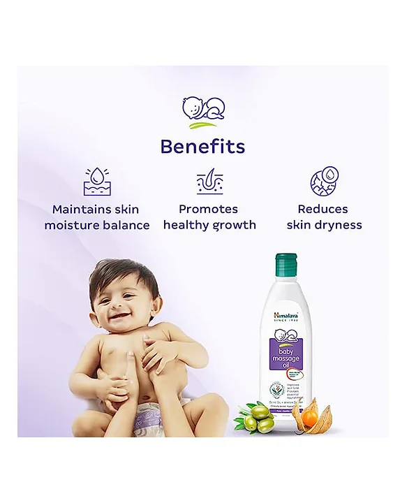 Himalaya Baby care Himalaya Herbal Baby Massage Oil Dispenser Bottle - 500 ml
