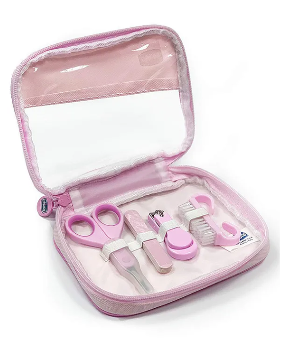 Chicco Happy Hands My First Nail Care Set Pink - 9 Pieces