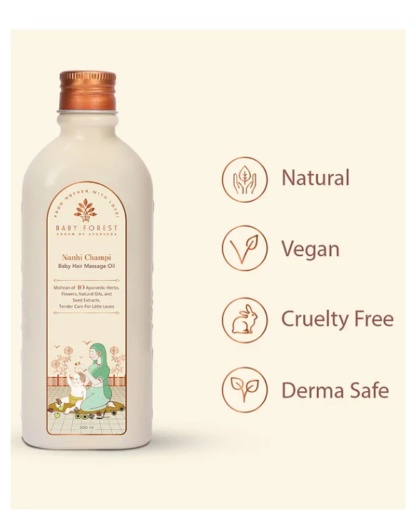 BABY FOREST Nanhi Champi Baby Hair Oil - 200 ml