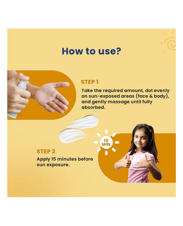 Babyorgano Natural Sunscreen SPF 50 For kids -50 g