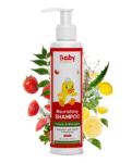 BabyOrgano Baby Shampoo for Smooth & Silky Hair with Lemon & Bhringraj Goodness- 200 ml