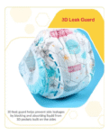 Babyhug Advanced Pant Style Diapers Medium (M) Size Monthly Box Pack - 152 Pieces