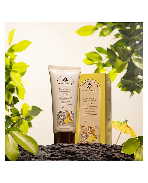 BABY FOREST Baby Forest Surya Kawach Baby Sunscreen Lotion SPF 30 - 100 g