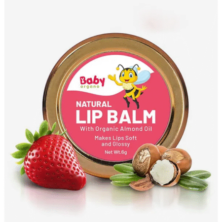 BabyOrgano Organic Lip Balm Beetroot Flavour - 8 g