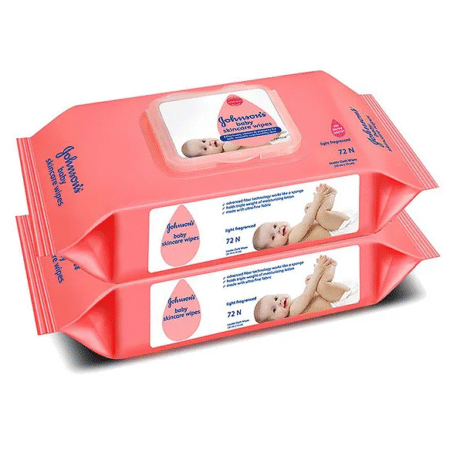Johnson's baby Johnson's Baby Skincare Wipes Pack of 2 - 144 Pieces