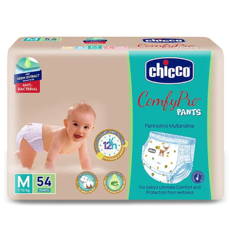 Chicco Diaper Chicco Compare Diaper Pants Medium - 54 Pieces