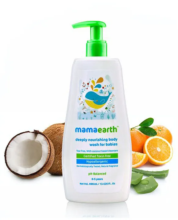 Mama earth Baby mama earth Deeply Nourishing Body Wash For Babies - 400 ml