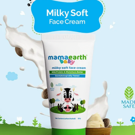 Mama earth Baby mama earth Milky Soft Baby Face Cream With Meru Meru Butter - 60 ml