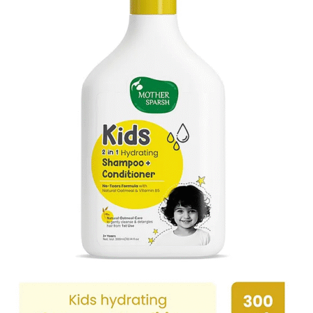 Mother Sparsh Baby 2 In 1 Hydrating Shampoo Conditioner for Kids Tear Free With Natural Oatmeal & Vitamin B5 - 300 ml