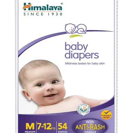 Himalaya Baby care Himalaya Baby Diapers Tape With Anti Rash Shield Medium - 54 Pieces