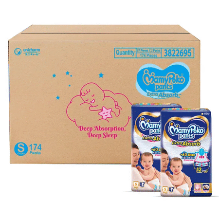 MamyPoko Pants Extra Absorb Baby Diapers, Small (S size)
