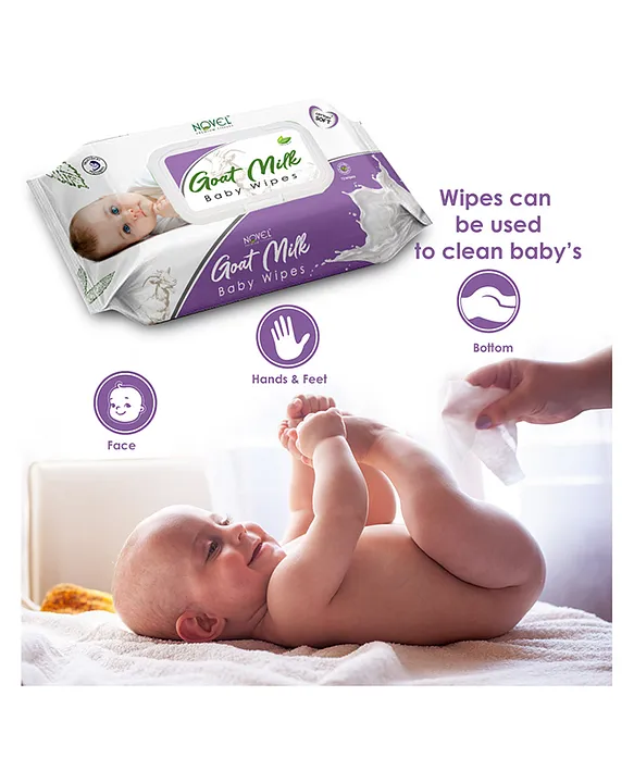 BABIO Babio Goat Milk Baby Wipes 72's Sheet Pack Of 3
