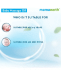 Mama earth Baby Mama Earth Soothing Baby Massage Oil White - 200 ml