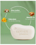 Mother Sparsh Baby Plant Powered Natural Baby Soaps Pack Of 2 - 75 gm Each