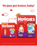 Huggies Complete Comfort Wonder Pants, India's Fastest Absorbing Diaper | XXL Size, 96 Diapers