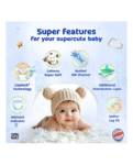 Bumtum Baby Diaper Pants with Double Layer Leakage Protection Infused With Aloe Vera, Cottony Soft High Absorb Technology Large- 62 Pieces