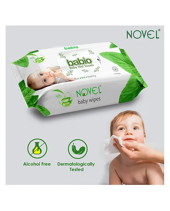BABIO Babio Baby Wipes 72 Sheets/Pack of 3 (216 Wipes)