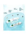 Mother Sparsh Baby Unscented 99 % Pure Water (Unscented) Baby Wipes - 72 Pieces