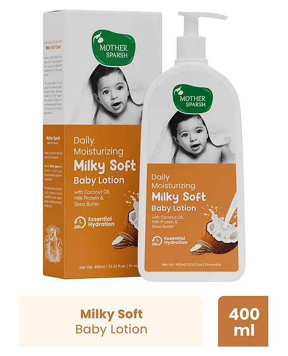 Mother Sparsh Baby Daily Moisturizing Milky Soft Baby Lotion 400ml
