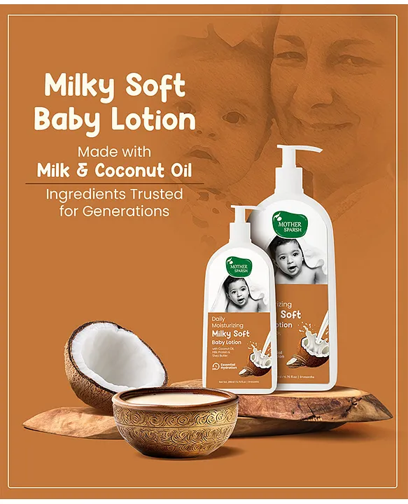 Mother Sparsh Baby Daily Moisturizing Milky Soft Baby Lotion 400ml