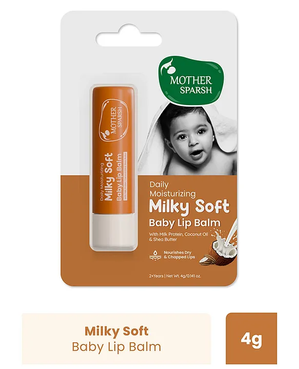 Mother Sparsh Baby Mother Sparsh Daily Moisturizing Milky Soft Lip Balm - 4 g