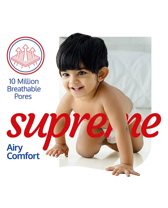 Luv Lap LuvLap Supreme Diaper Pants Newborn (NB) 0-5kg, 60pcs, Aloe Vera, Rash Prevention, 12hr Protection, 5 Layer, White