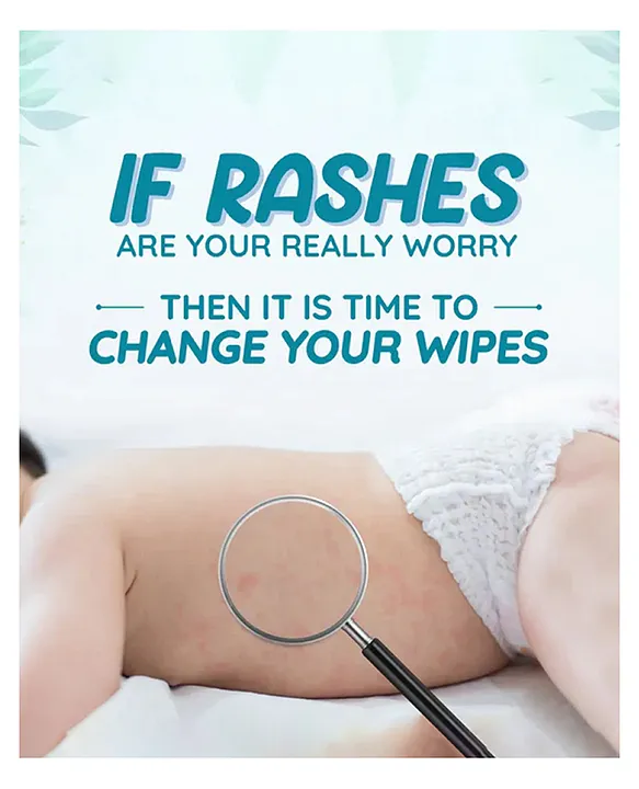 Mother Sparsh Baby Unscented 99 % Pure Water (Unscented) Baby Wipes - 72 Pieces