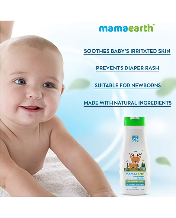 Mama earth Baby mama earth Baby Powder with Organic Oatmeal & Arrowroot Powder for Babies - 300 g