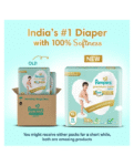Pampers Premium Care Pants, Extra Large size baby diapers (XL), 72 Count, Softest ever pants