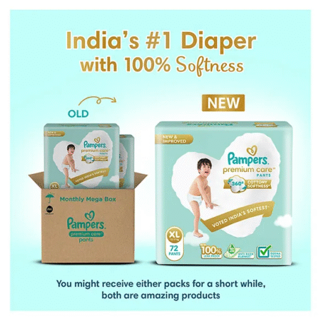 Care Pants, Extra Large size baby diapers