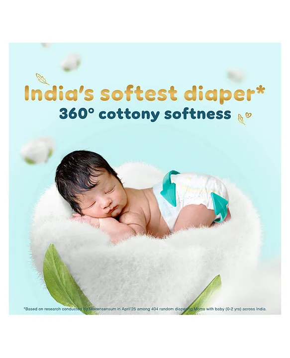 Pampers Premium Care Pants, Small size baby diapers (S), 140 Count, Softest ever pants