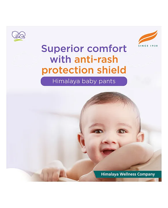 Himalaya Babycare Himalaya Total Care Baby Pants Diapers With Anti Rash Shield Small - 54 Pieces