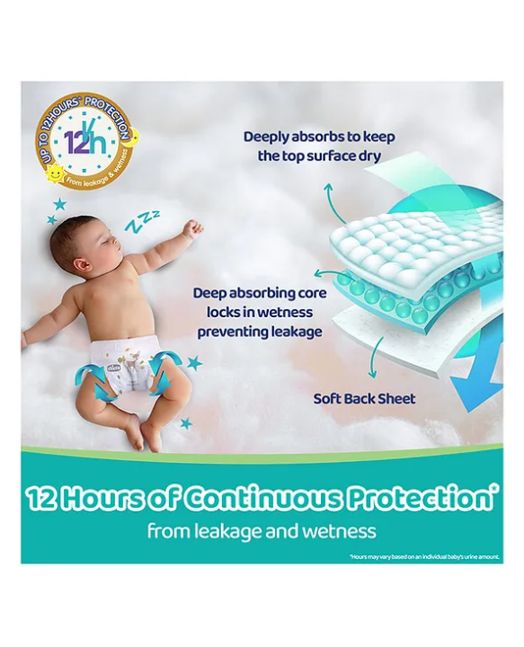Chicco Diaper Chicco Compare Ultra Soft & Light Diaper Pants New Born - 42 Pieces
