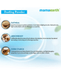 Mama earth Baby mama earth Baby Powder with Organic Oatmeal & Arrowroot Powder for Babies - 300 g