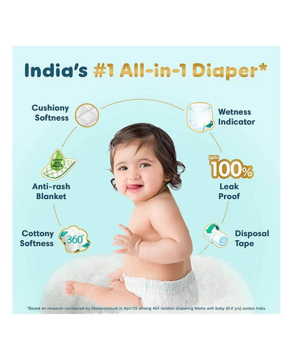 Pampers Premium Care Pants, Extra Large size baby diapers (XL), 72 Count, Softest ever pants