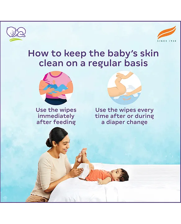 Himalaya Baby care Himalaya Herbal Gentle Baby Wipes - 72 Pieces