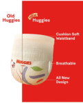 Huggies Complete Comfort Wonder Pants, India's Fastest Absorbing Diaper | M Size, 228 Diapers