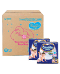 MamyPoko Pants Extra Absorb Baby Diapers, Medium (M size) | 7-12 kg | 148 Count |Deep Sleep Diapers| Soft gentle fit |Deep Absorbent Crisscross | skin friendly with coconut oil |